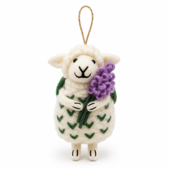 NZ Wool Felt Mushroom Ornament