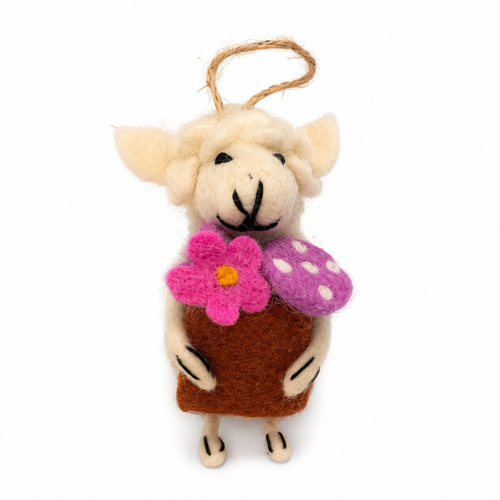 NZ Wool Sheep Decoration