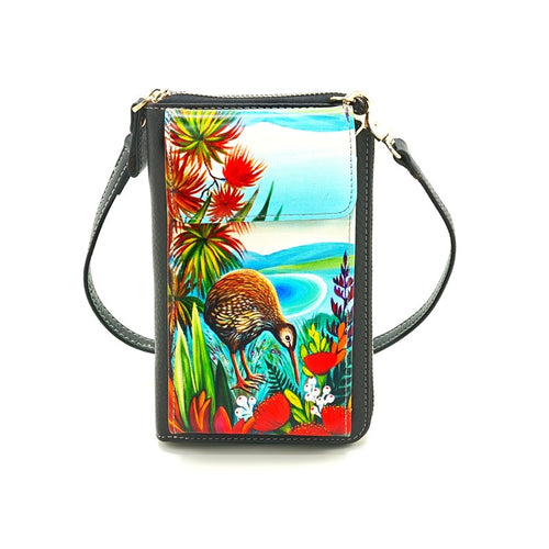 New Cell Phone Bag - Forest Kiwi