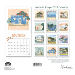 New Zealand 2025 Wall Calendar - Melanie Sharpe