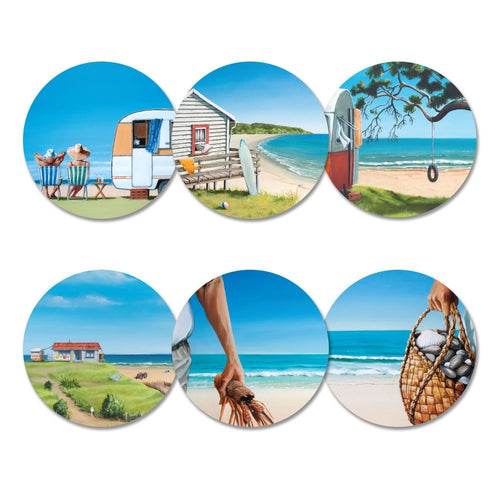 New Zealand Summer - Set of 6 Coasters B