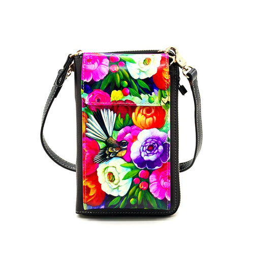 New cell Phone Bag - Pink Fantail