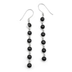 Nick Von K - Black Pounamu Babylon Earrings