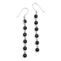 Nick Von K - Black Pounamu Babylon Earrings