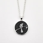 Nick Von K - Black Pounamu Celestial Tui pendant in Sterling Silver