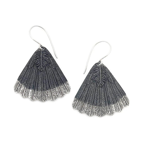 Nick Von K - Huia Fan Earrings