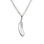 Nick Von K - Mother of Pearl Feather Charm Necklace