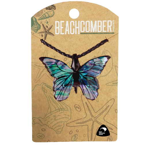 Paua Pendant Butterfly