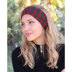 Possum Merino Reversible Plain/Striped Headband