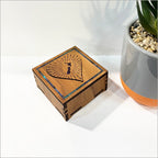 Small Square Trinket Box - Heart 3 NZ