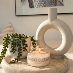 Sand  Wax Candle Jar Berry Bargamot