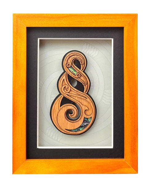 Small Framed Carved Twist