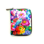 Small Wallet - Floral  Kingfisher