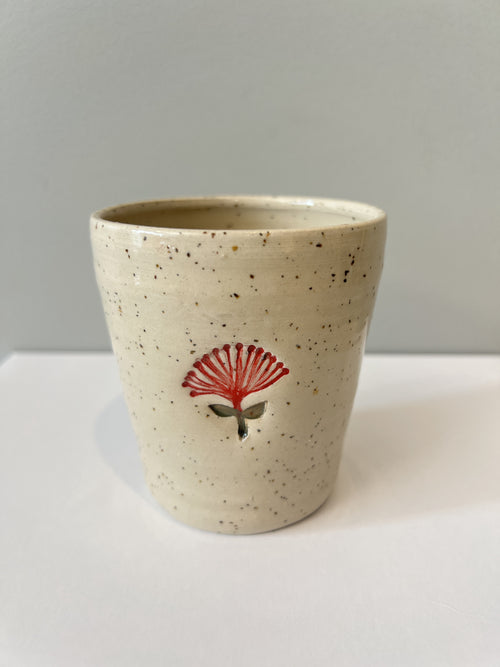 Speckle Ceramic Cup Pohutukawa