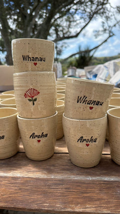 Speckle Ceramic Cup Pohutukawa