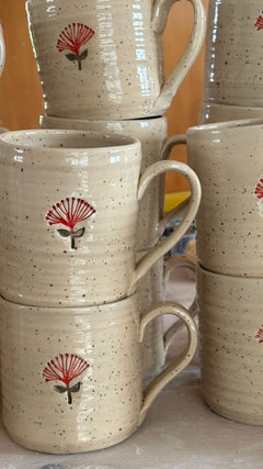 Speckle Ceramic Mug Pohutukawa
