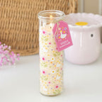 Spring Floral Print Fresh Vanilla Candle