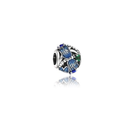 Sterling Silver Charm - Blue Dragonfly (New Beginnings)