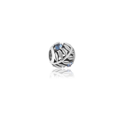 Sterling Silver Charm - December Birthstone (Friendship)