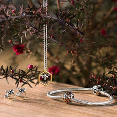 Sterling Silver Charm - Honey Bee (Luck)