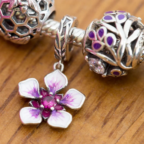 Sterling Silver Charm - Mānuka Pendant (Vitality)