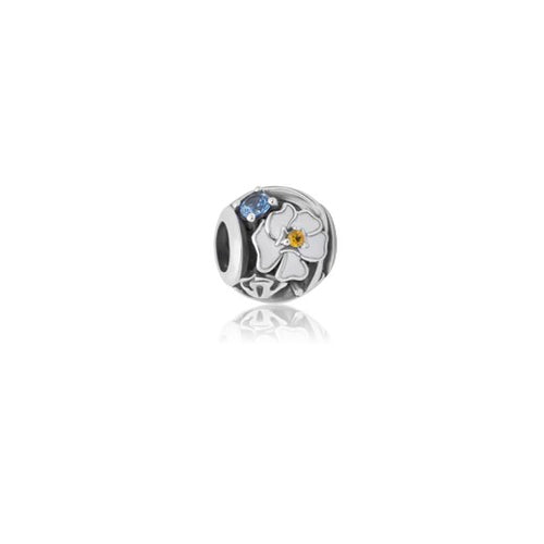 Sterling Silver Charm - Mt Cook Lily (Confidence)