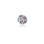 Sterling Silver Charm - Poroporo (Vibrant)