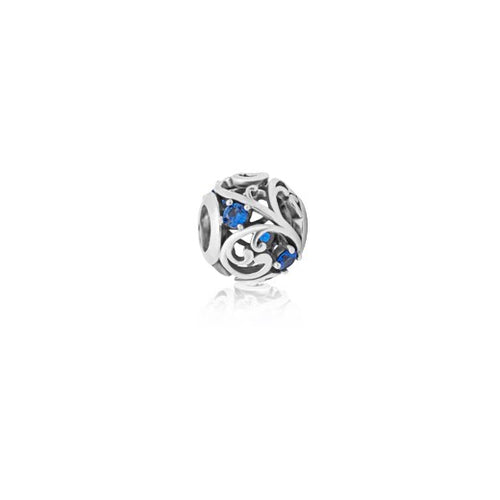 Sterling Silver Charm - September Birthstone (Good Fortune)
