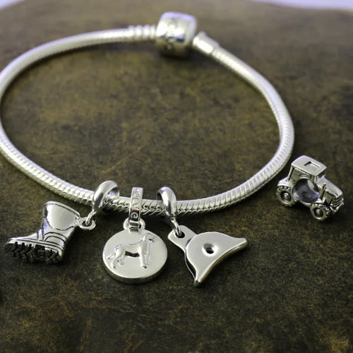 Sterling Silver Charm - Tractor