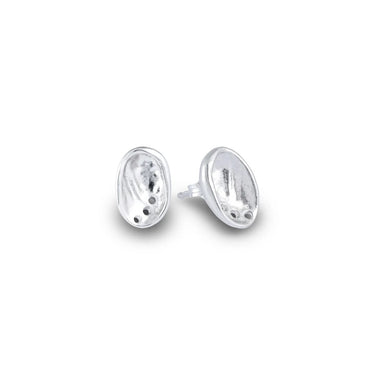 Sterling Silver Earrings - Baby Paua Studs (In a Gift Box)