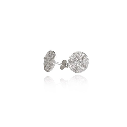 Sterling Silver Earrings - Evolve Kina Coin (Inner Beauty)