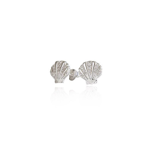 Sterling Silver Earrings - Evolve Seashell (Patient)
