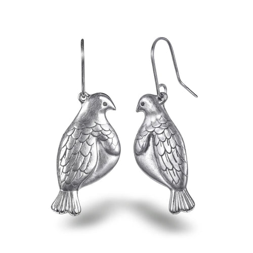 Sterling Silver Earrings - Kererū