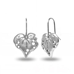 Sterling Silver Kawakawa Earrings (In a Gift Box)