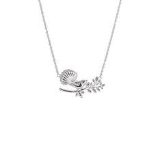 Sterling Silver Necklace - Garden Fantail (Graceful)
