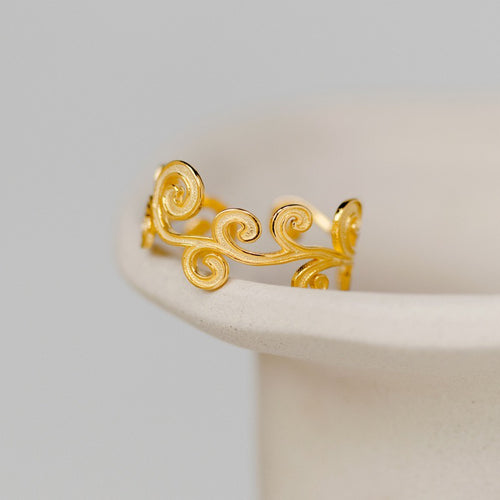 Sterling Silver Ring - Koru
