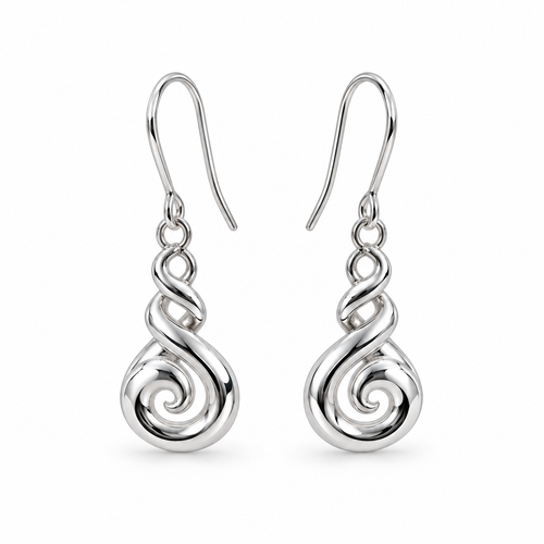Sterling Silver Jewellery - Double Twist Koru