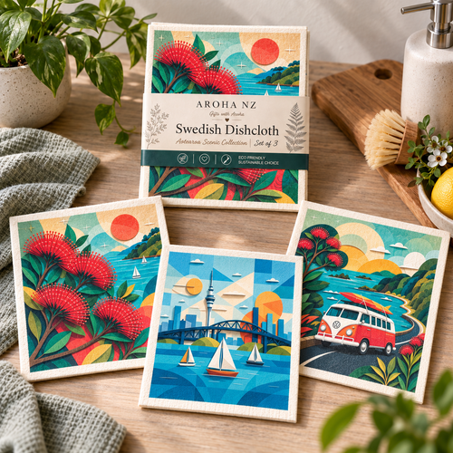 Swedish Dishcloth - Aotearoa Scenic Set of 3