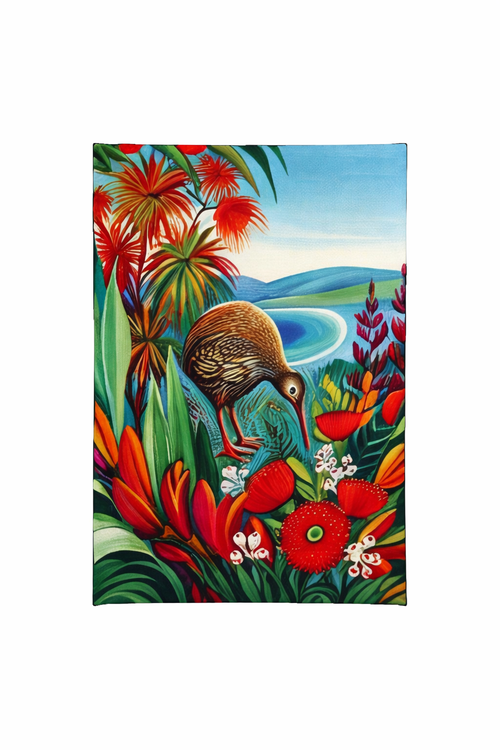 Tea Towel - Forest Kiwi - Irina Velman