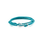 Teal Safe Travel Wrap Bracelet