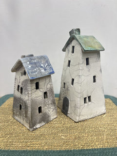 Tealight House - Ceramic Raku House