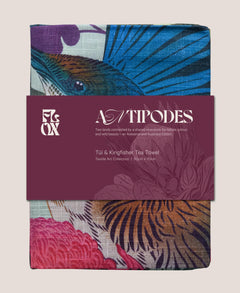 Tui_Kingfisher Tea Towel