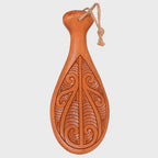 Small Wooden Patu with Pattern