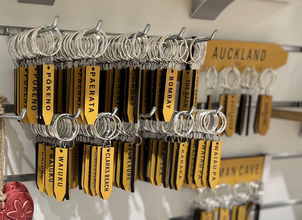 Give Me A Sign Key Ring - Pukekohe Area – gecko in the village