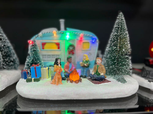 Light-up Caravan Camping Christmas Decoration
