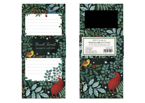 Wolfkamp & Stone - Birds - Magnetic List Pad