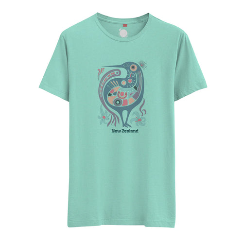 Womens New Zealand T Shirt - Floral Kiwi