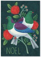 Wolfkamp & Stone - Kereru On Pohutukawa - Christmas Card