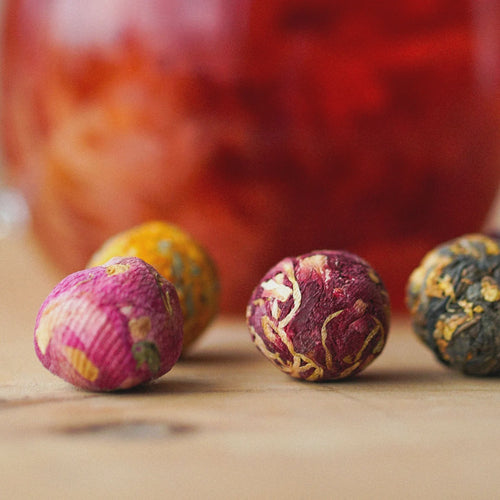 Blooming Tea Gift Tube - Set of 4