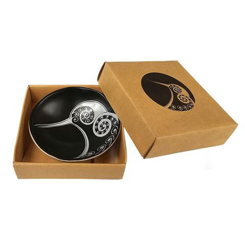 Jo Luping Design - Kiwi GC Black - 7cm Porcelain Bowl
